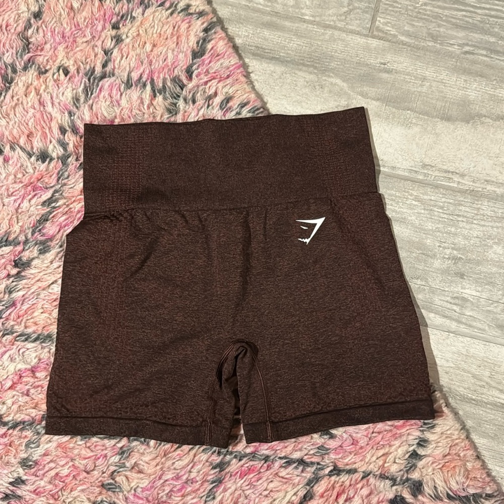 Gymshark Vital Seamless Shorts - Brown Marl